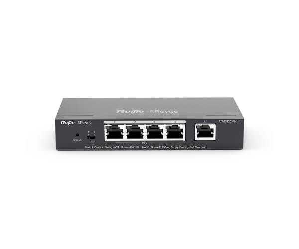 Ruijie RG-ES205GC-P 5-Port Gigabit Smart POE Switch