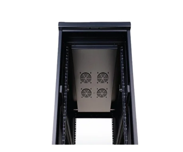 SafeNet 42U Tempered Glass Front Door & Vented Rear Door Network ...