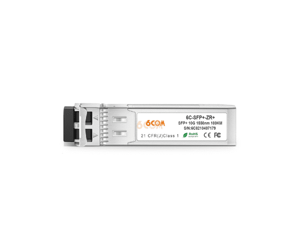 6COM Copper SFP Module 6C-SFP+-ZR+ 10GBASE-ZR SFP+ 1550nm 100km DDM LC SMF Optical Transceiver Module