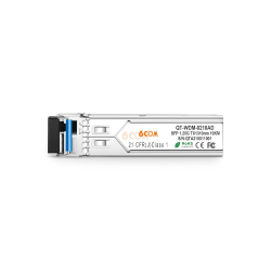 6COM Copper SFP Module 6C-WDM-0210AD & SFP-1GBX-U-10 1000BASE BiDi SFP 1310nm-TX/1550nm-RX 10km