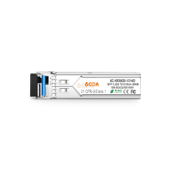 6COM Copper SFP Module 6C-WDM-0210BSD SFP-1GBX-D-10 1000BASE BiDi SFP 1550nm-TX/1310nm-RX 10km