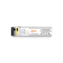 6COM Copper SFP Module 6C-WDM-0240AD SFP-1GBX-U-40 1000BASE BiDi SFP 1310nm-TX/1550nm-RX 40km