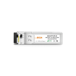 6COM Copper SFP Module BIDI-SFP+-ZR-49 - BiDi SFP+ 1490nm-TX1550nm-RX 80km DOM Simplex LC SMF Transceiver Module