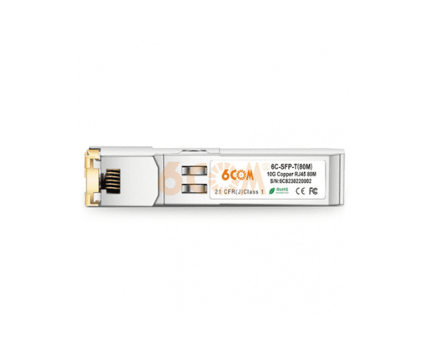 10GBASE-T SFP+ Copper RJ-45 80m Transceiver Module