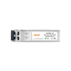 6COM Copper SFP Modules 6C-SFP+-LR - 10GBASE-LR SFP+ 1310nm 10km DDM LC SMF Optical Transceiver Module