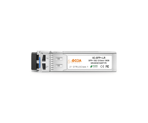 6COM Copper SFP Modules 6C-SFP+-LR - 10GBASE-LR SFP+ 1310nm 10km DDM LC SMF Optical Transceiver Module