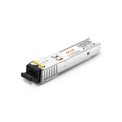 6COM Copper SFP Modules FP-1GBX-D-3 1000BASE BiDi SFP 1550nm-TX1310nm-RX 3km Simplex SC Optical Transceiver Module