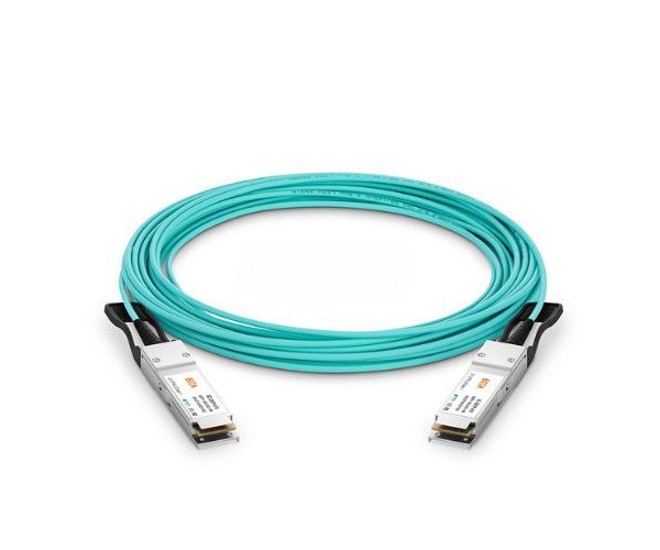 6Com 40G QSFP+ to QSFP+ Active Optical Cable, 0.25~100m