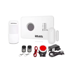 7 Wireless Zones 3 Wired Zones Home Security Alarm GSM System with Android & iOS App Control Auto Dial and SMS Alerts