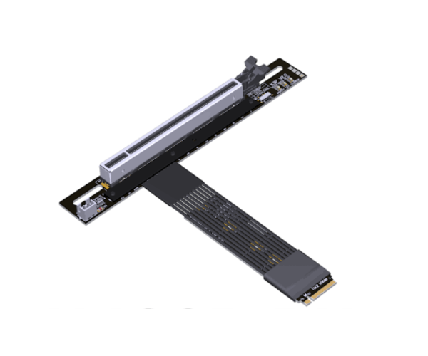 ADT-Link K43SP-BK PCIe 5.0 M.2 NVMe to PCIe x16 Extension Riser Cable