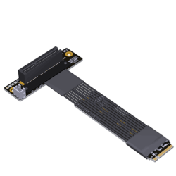 ADT-Link K43SR-BK PCIe 5.0 M.2 NVMe to PCIe x16 Extension Riser Cable