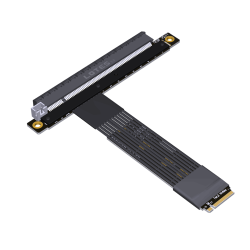 ADT-Link K43UL-BK PCIe 5.0 M.2 NVMe to PCIe x16 Extension Riser Cable