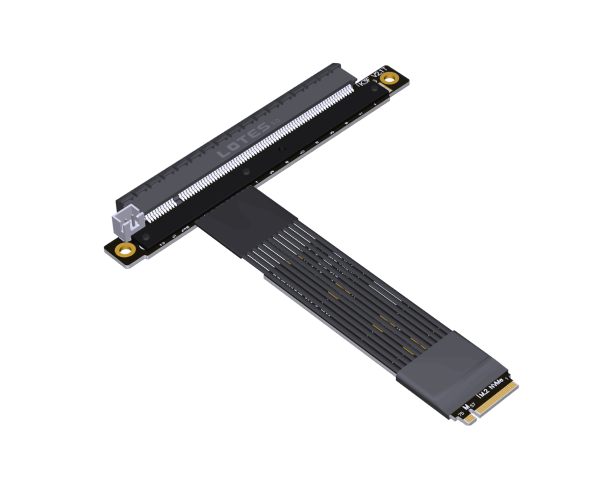 ADT-Link K43UL-BK PCIe 5.0 M.2 NVMe to PCIe x16 Extension Riser Cable