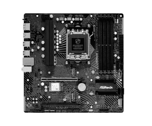 ASRock B650M PG Lightning WiFi AM5 Micro ATX Motherboard