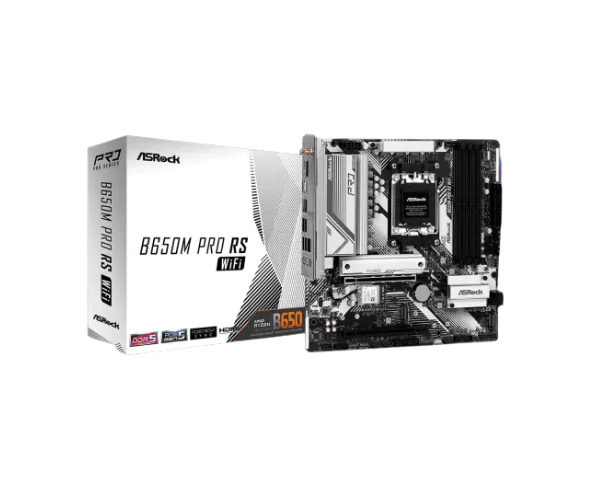 ASRock B650M Pro RS WiFi AM5 Micro ATX Motherboard