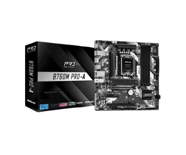 ASRock B760M Pro-A DDR5 Micro ATX Motherboard