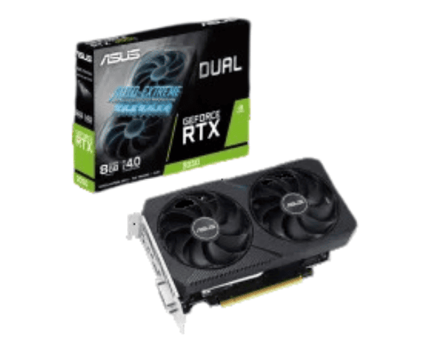 ASUS Dual GeForce RTX 3050 V2 8GB GDDR6 Graphics Card