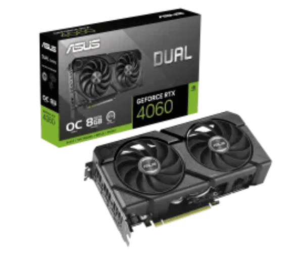 ASUS Dual GeForce RTX 4060 EVO OC Edition 8GB GDDR6 Graphics Card