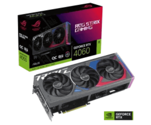 ASUS ROG Strix GeForce RTX 4060 OC Edition 8GB GDDR6 Graphics Card
