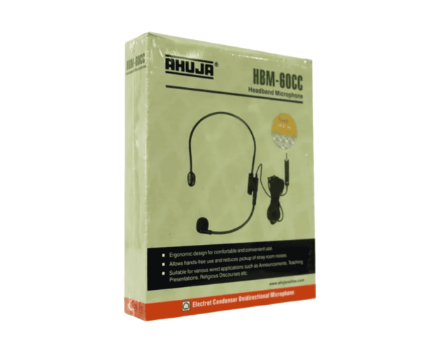 Ahuja HBM-60CC Wired Headband PA Microphone