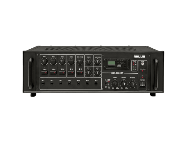 Ahuja SSA-5000DP 500-Watt PA Mixer Amplifier