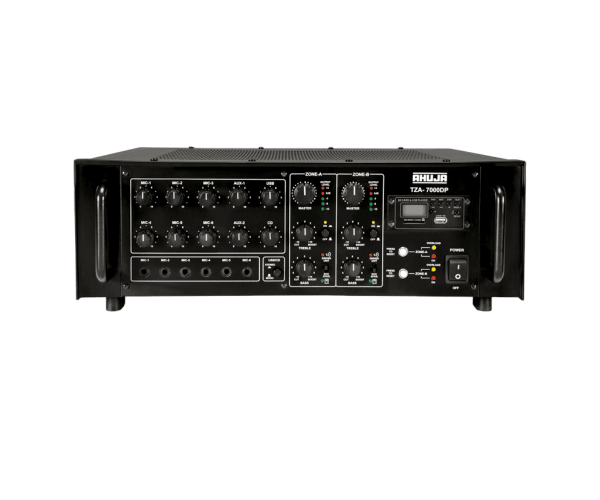 Ahuja TZA-7000DP 700 Watt 2-Zone PA Mixer Amplifier