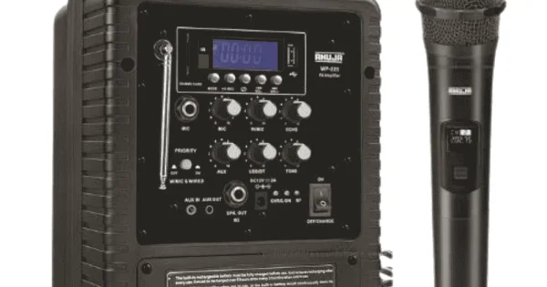 Ahuja WP-225H Portable PA System with Bluetooth Price in BD