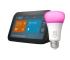 Amazon Echo Show 5 (3rd Gen) Charcoal with Philips Hue Smart Color Bulb