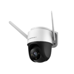 Amcrest SmartHome 4MP WiFi Outdoor PTZ Security Camera with Floodlight & Built-in Siren Alarm