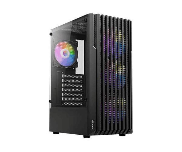 Antec AX22 Elite RGB Mid Tower Black ATX Gaming Desktop Case