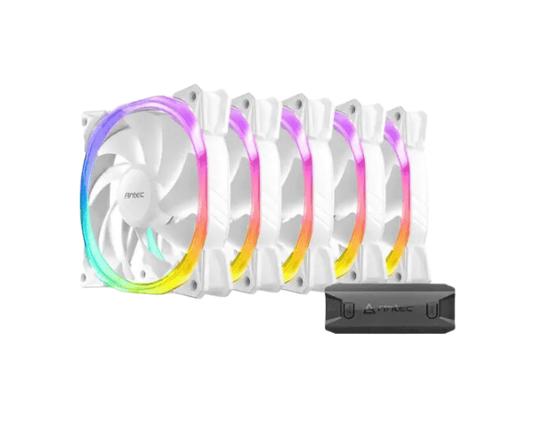 Antec Fusion 120 ARGB Case Fan White (5 in 1 Pack)