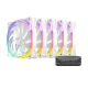 Antec Fusion 120 ARGB Case Fan White (5 in 1 Pack)
