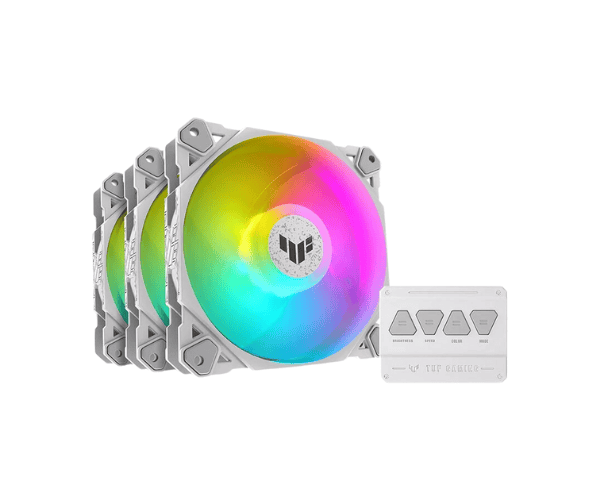 Asus TUF GAMING TF120 ARGB White Casing Cooling Fan