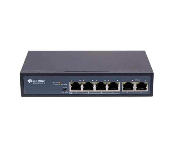 BDCOM S1006-4P 4-Port PoE Switch