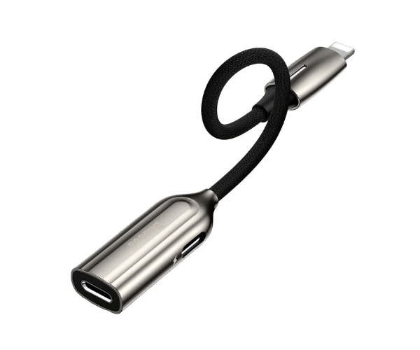 Baseus CALL55-0A Lightning Male to Dual Lightning Converter