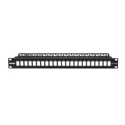 Belden AX101456 24-Port Blank Patch Panel 1U Rack Mount