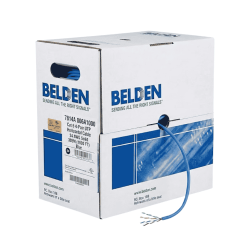 BELDEN 7814A 006A1000 305M Blue Cat 6 24AWG Solid UTP Cable