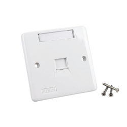 BELDEN AX104441 ABS Plastic Single Port Face Plate