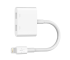 Belkin F8J198btWHT Lightning Male to Dual Lightning Female Converter