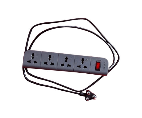 Belkin F9E400zb1.5MGRY 3 Pin 4 Port Grey Power Strip