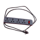 Belkin F9E400zb1.5MGRY 3 Pin 4 Port Grey Power Strip