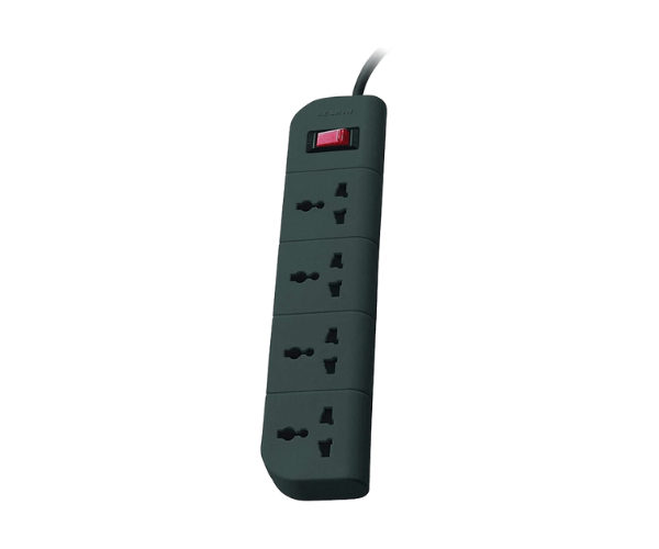 Belkin F9E400zb1.5MGRY 3 Pin 4 Port Grey Power Strip