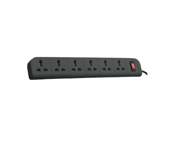 Belkin F9E600zb2M-GRY 3 Pin 6 Port Grey Power Strip