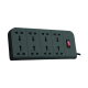 Belkin F9E800ZB2M-GRY 3 Pin 8 Port Grey Power Strip