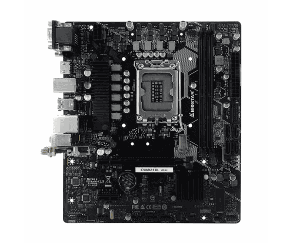 Biostar B760MX2-E D4 DDR4 Intel Motherboard