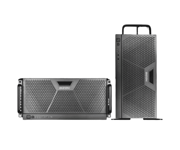 BIZON G3000 G2 2 GPU 4 GPU RTX 5090 AI Workstation PC