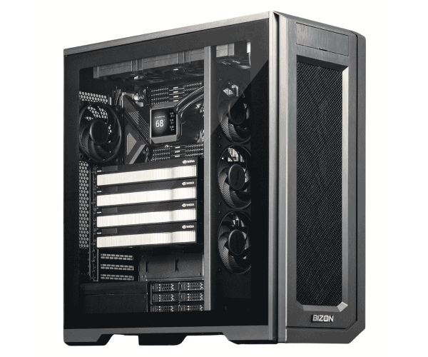 BIZON G3000 G2 2 GPU 4 GPU RTX 5090 AI Workstation PC