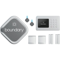 Boundary Smart Home Alarm Bundle Z Wave Wireless With Syren+Hub+Sensors