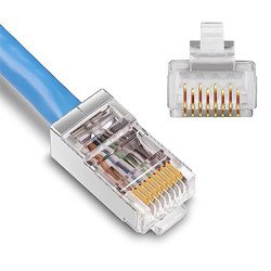 Dintek Cat6 RJ45 Plugs - 3 Prong Marvels!