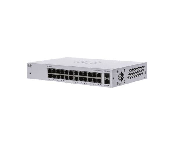 Cisco CBS110-24T-EU 24 Port Gigabit Unmanaged Switch With 2 Gigabit SFP